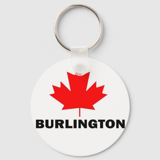 Burlington, Ontario Key Ring (Front)