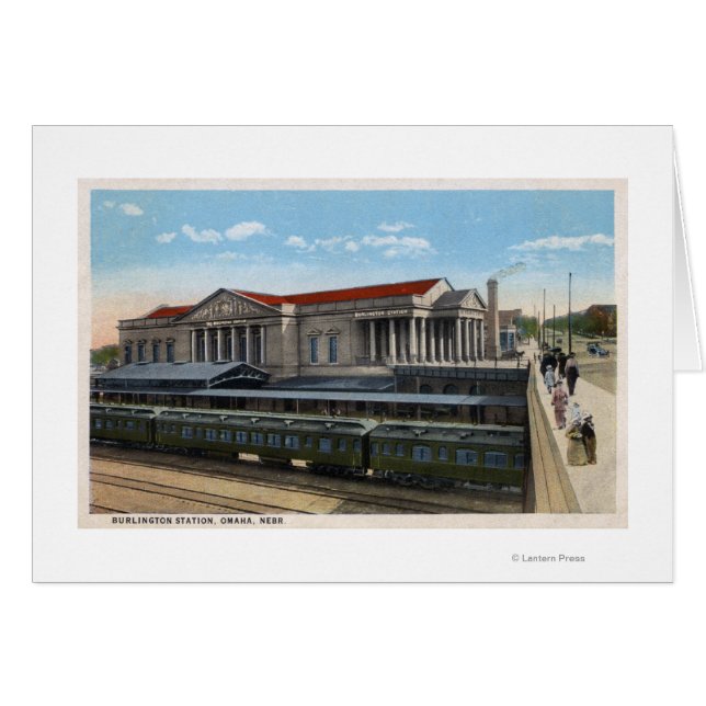 Burlington Railroad Station View (Front Horizontal)