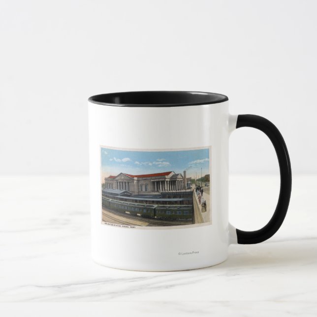 Burlington Railroad Station View Mug (Right)