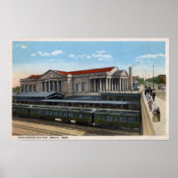 Burlington Railroad Station View
