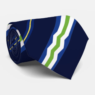 Burlington (Vermont) city flag Neck Tie