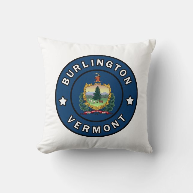 Burlington Vermont Cushion (Front)