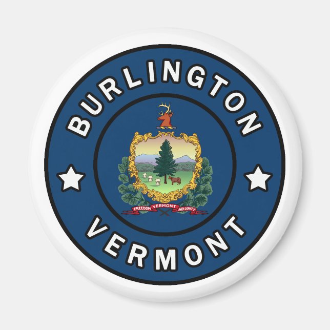 Burlington Vermont Magnet (Front)