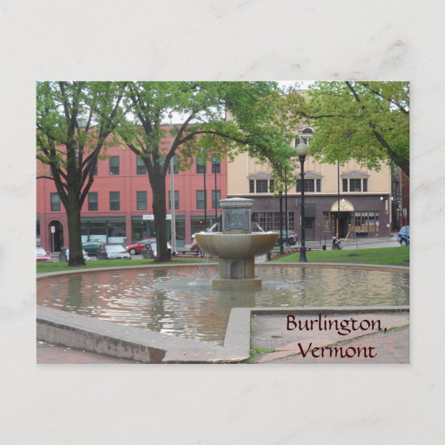 Burlington, Vermont Postcard (Front)
