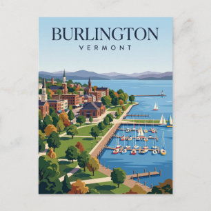 Burlington Vermont Postcard