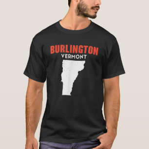 Burlington Vermont USA State America Travel Vermon T-Shirt