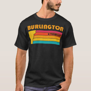 Burlington Vermont Vintage Distressed Souvenir T-Shirt