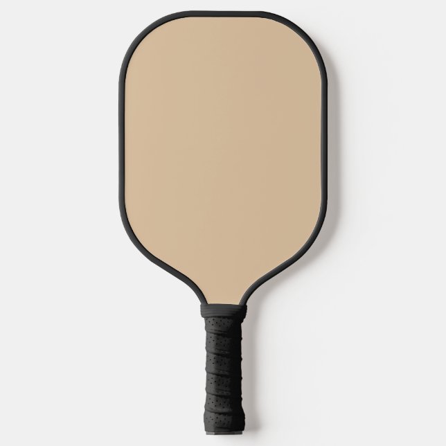 Burly Wood Solid Colour Pickleball Paddle (Front)