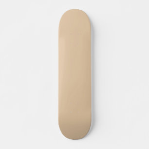 Burly Wood Solid Colour Skateboard