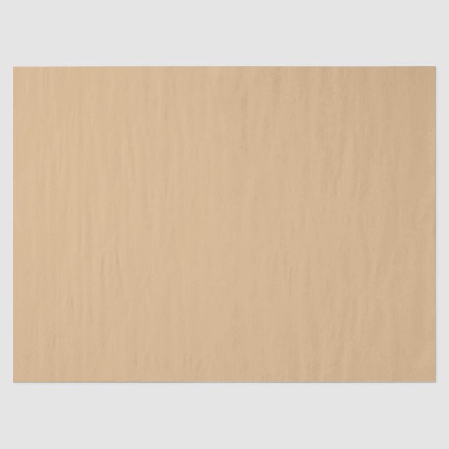 Burlywood (solid colour)  tissue paper (Front)