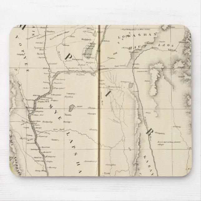 Burma, Asia 96 Mouse Pad (Front)