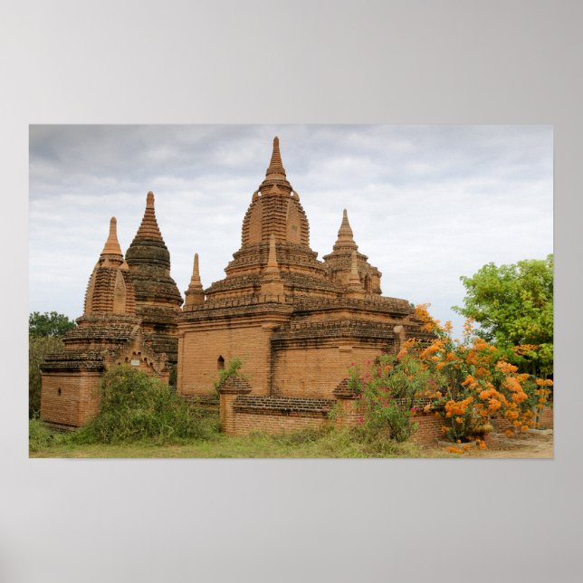 Burma), Bagan Pagan). various Poster (Front)