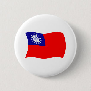 Burma Flag Button