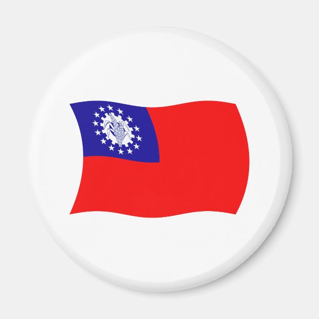 Burma Flag Magnet (Front)