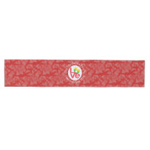 Burma Myanmar Flag Heart LOVE Red Personalise Text