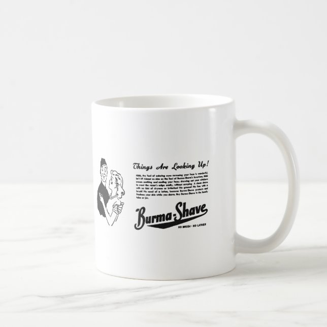 Burma Shave Adoring Eyes      Coffee Mug (Right)