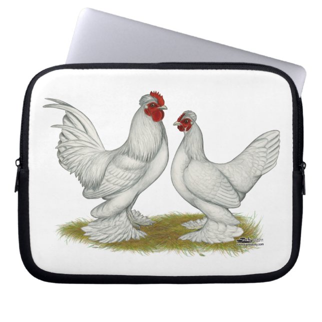 Burmese Bantams Laptop Sleeve (Front)
