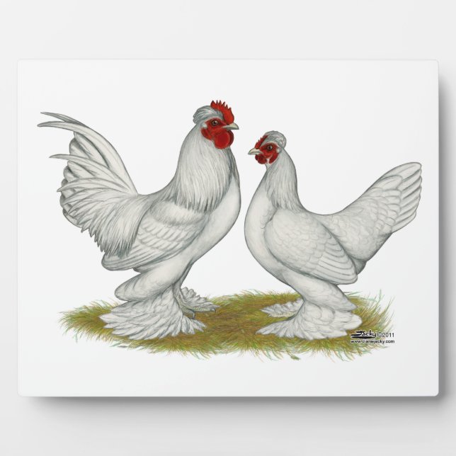 Burmese Bantams Plaque (Front)