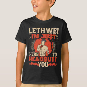 Burmese Boxing Headbutt Lethwei Training Art Of 9  T-Shirt