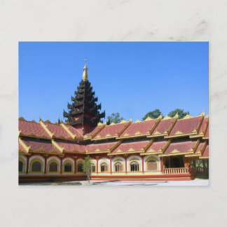 Burmese Buddhist Temple Phra Jow La Keng Postcard