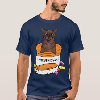 Burmese Cat Christmas Cat friend T-Shirt