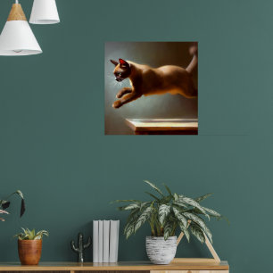 Burmese Cat Poster