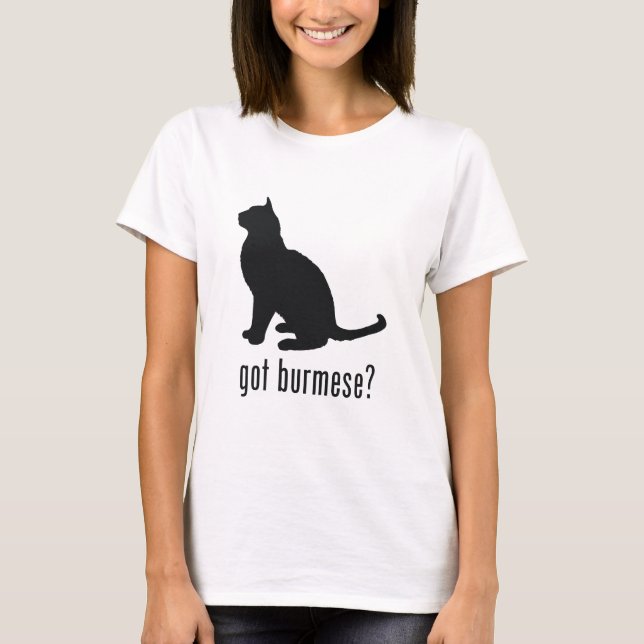 Burmese Cat T-Shirt (Front)