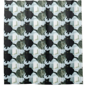 burmese group shower curtain