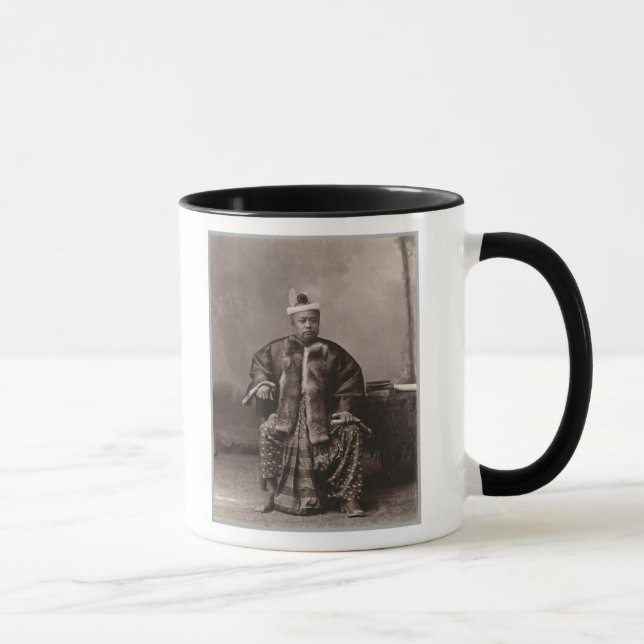 Burmese magistrate, late 19th century mug (Right)