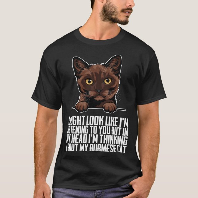 Burmese mum - Burmese kitten - Burmeses Pullover H (Front)