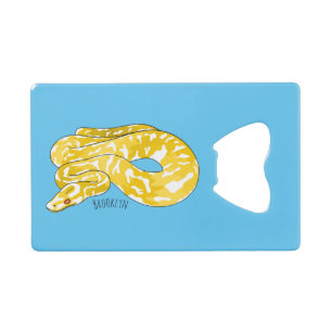Burmese python snake cartoon illustration