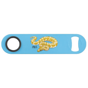Burmese python snake cartoon illustration