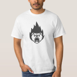 burn baby burn bear flame t-shirt