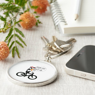 Burn Fat Not Oil Funny Key Ring