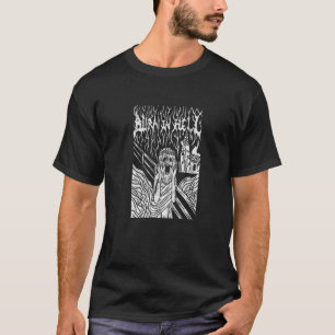 Burn In Hell Goth The Scream Burning Church Jesus  T-Shirt