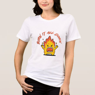 Burn It All Down Tri-Blend Shirt