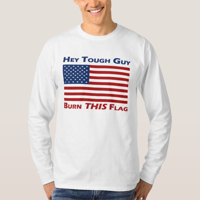 Burn THIS Flag (US) T-Shirt (Front)