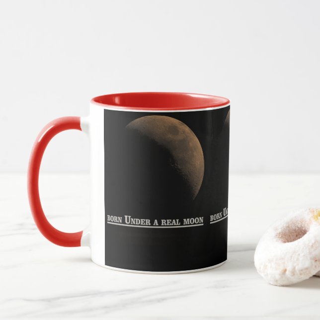 Burn Under a Real Moon Mug (With Donut)