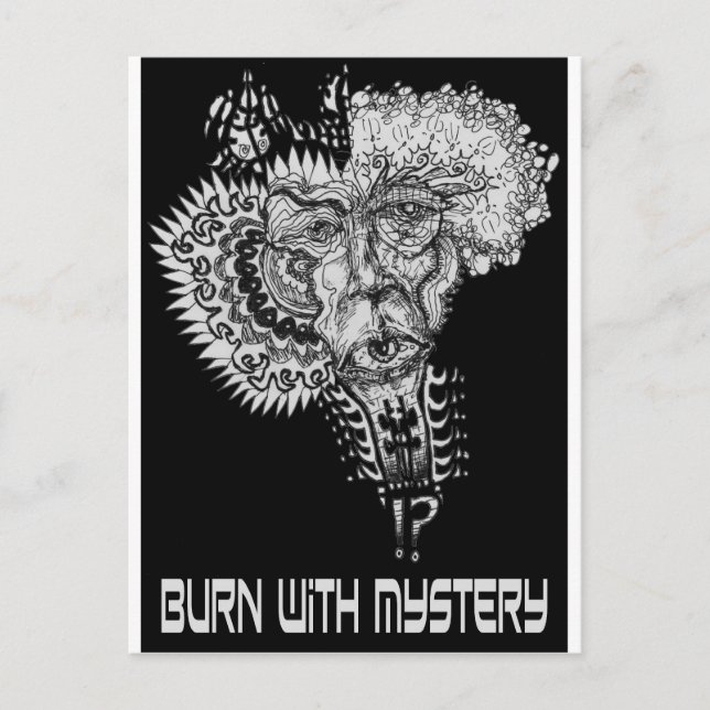 Burn with Mystery Postcard (Front)