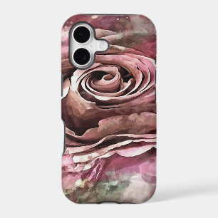 Burned Coral and Desert Mist Artistic Rose