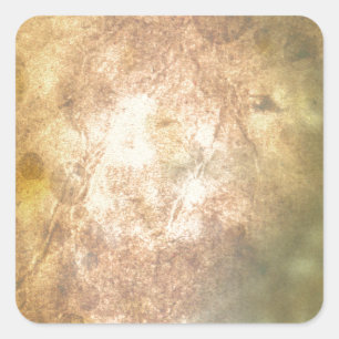 Burned Parchment Square Sticker