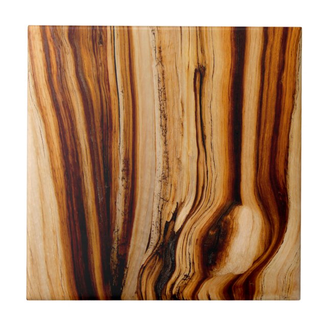 Burned Tree Trunk Texture Tile (Front)