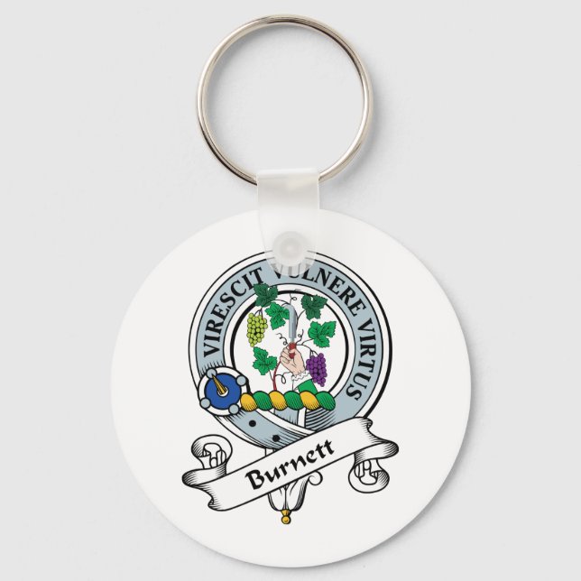Burnett Clan Badge Key Ring (Front)