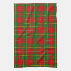 Burnett Scottish Tartan Plaid Tea Towel