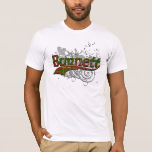 Burnett Tartan Grunge T-Shirt