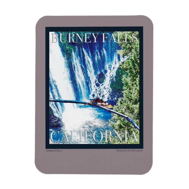 Burney Falls, CA Poster Magnet (Vertical)