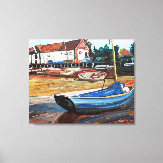Burnham Overy Staithe Canvas Print (Front)