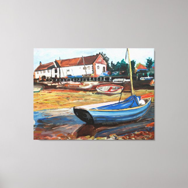 Burnham Overy Staithe Canvas Print (Front)
