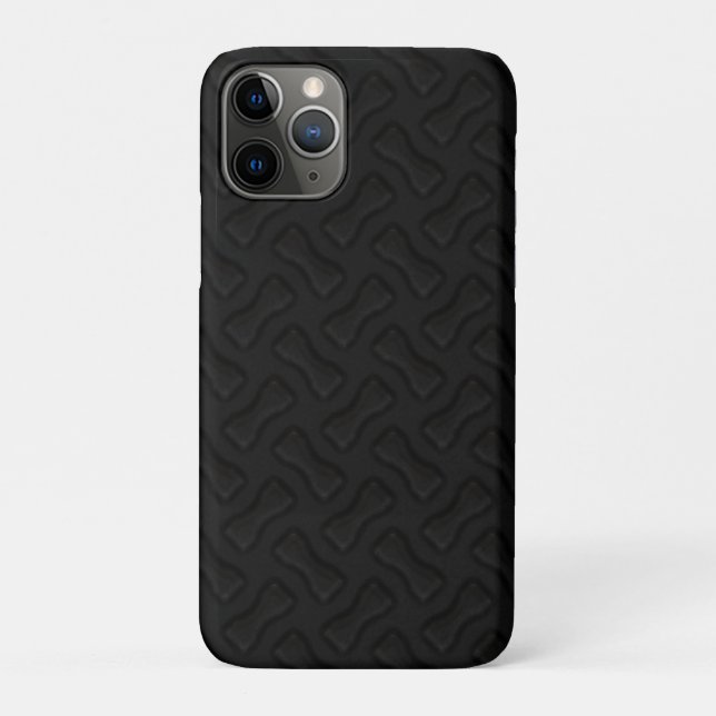 Burnin' Rubber New Tire Tread Black Case-Mate iPhone Case (Back)