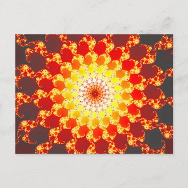 Burning Ambition - Fractal Postcard (Front)